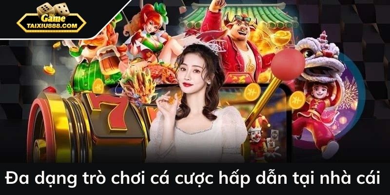 Đa dạng trò chơi cá cược hấp dẫn tại nhà cái