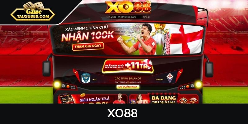 XO88 - Nhà cái cá cược trực tuyến đỉnh cao châu Á